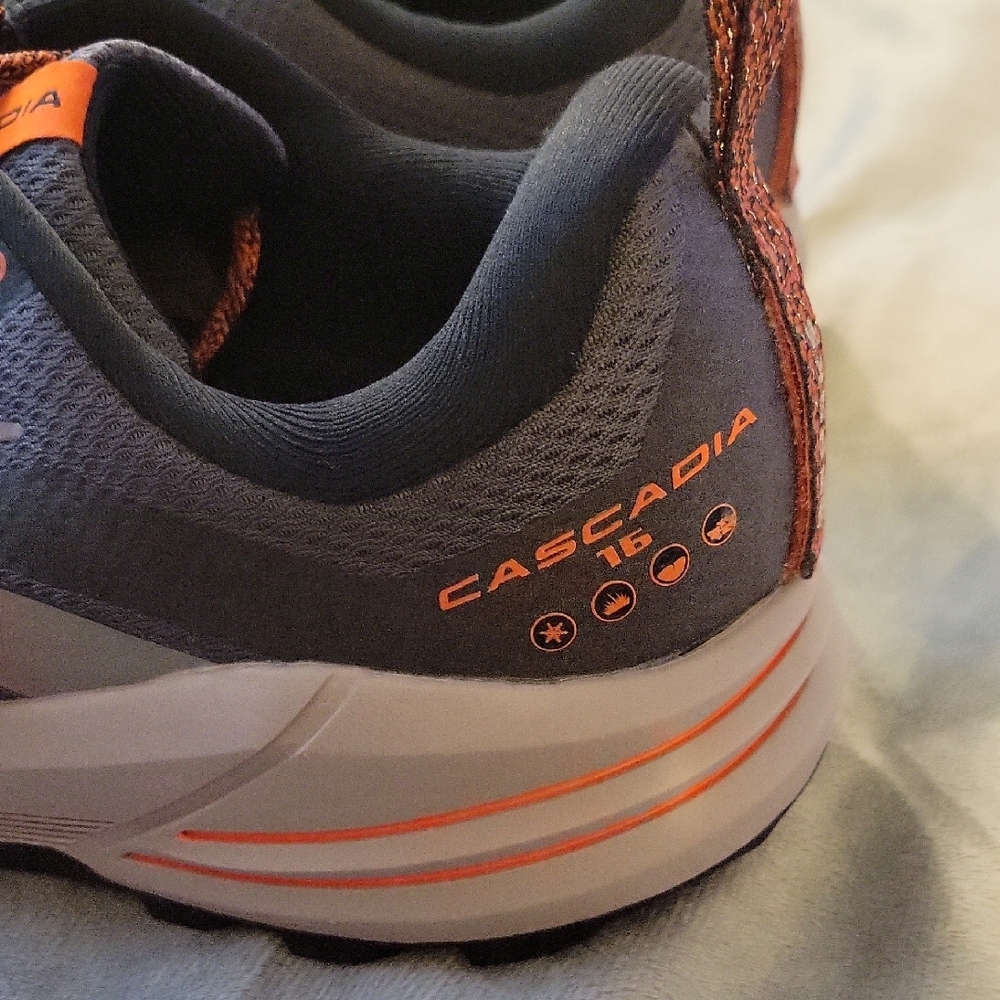 Brooks Men's Athletic Shoes - Black and Orange - Picture 2 of 9